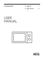 AEG KEK442910M User Manual
