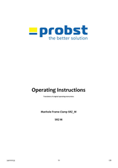 probst SRZ-M Operating Instructions Manual