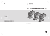 Bosch Professional GSS 10.8V-13 Original Instructions Manual