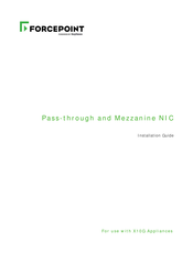 Forcepoint Pass-through and Mezzanine NIC Installation Manual