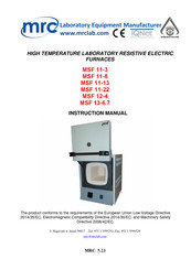 MRC MSF 12-4 Instruction Manual