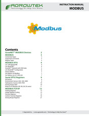Agrowtek GrowNET Instruction Manual
