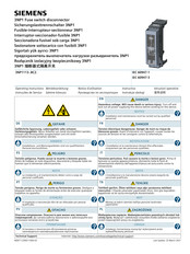 Siemens 3NP1 Series Operating Instructions Manual