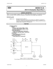 AKM AKD4115-A Manual
