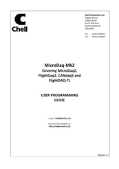 Chell MicroDaq2 Quick User Programming Manual