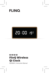 FLINQ Wireless QI Clock Instruction Manual