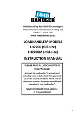 LOADHANDLER LH2200 Instruction Manual