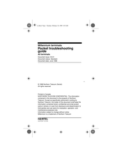 Nortel Millennium Series Troubleshooting Manual