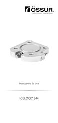Össur ICELOCK 544 Series Instructions For Use Manual