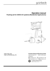 Grunbeck GENO-UV Operation Manual