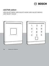 Bosch LECTUS select Manual