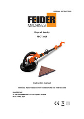 Feider Machines FPG7202P Instruction Manual