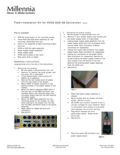 Millennia HV3D ADD-96 Manual