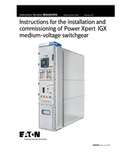 Eaton Power Xpert IGX Instruction Booklet