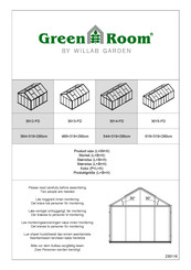 WILLAB GARDEN Green Room 3014-FD Assembly Instructions Manual