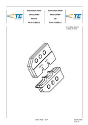 TE Connectivity 4-1579001-2 Instruction Sheet