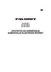 FAVORIT YE 56 Operating And Installation Instructions