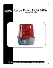 SHOWTEC Large Police Light 100W Manual
