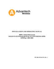Advantech Wireless SSPBMg-C400-BRE Installation And Operating Manual