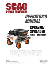 SCAC STS60-23BV Operator's Manual