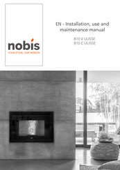 Nobis B10 V ULISSE Instructions For Installation, Use And Maintenance Manual