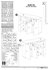 FMD Furniture ALBI 22 4012-022 Assembly Instruction Manual