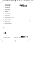 Go-On PEK 1840 Operating Instructions Manual