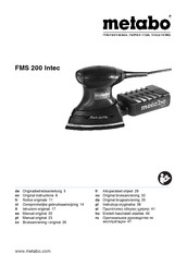 Metabo FMS 200 INTEC - Instructions Manual