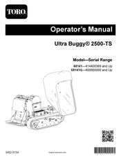 Toro Ultra Buggy 2500-TS Operator's Manual