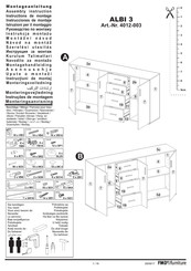 FMD Furniture ALBI 3 4012-003 Assembly Instruction Manual