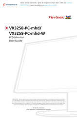 ViewSonic VX3258-PC-mhd User Manual