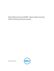 Dell Networking S4048-ON Getting Started Manual