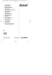 EINHELL TKS 18/250 UV Operating Instructions Manual