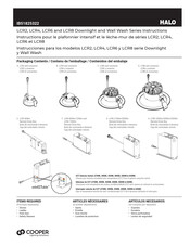 Cooper Lighting Solutions Halo LCR2 Instructions Manual