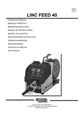 Lincoln electric LINC FEED 40 Manuals | ManualsLib