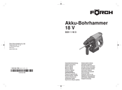 Forch 5331 1 18 3 Original Instructions Manual