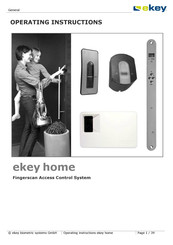 eKey home 1 CP DRM Operating Instructions Manual