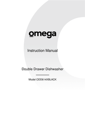 Omega ODD614XBLACK Instruction Manual