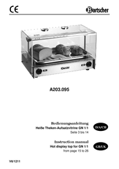 Bartscher A203.095 Instruction Manual