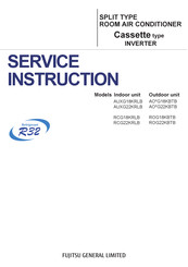 Fujitsu RCG18KRLB Service Instruction