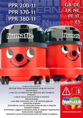 Numatic PPR 380-11 Instructions Manual