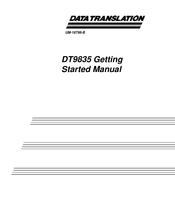 Data Translation DT9835 Getting Started Manual