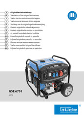 GÜDE GSE 6701 Original Instructions Manual