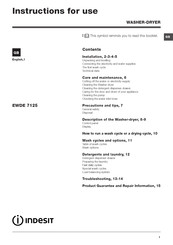 Indesit EWDE 7125 Instructions For Use Manual