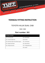 Tuff Tonneaus 501 Fitting Instruction