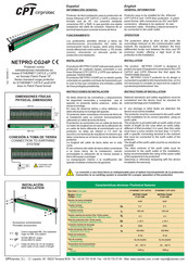 Cpt NETPRO CG24P Manual