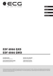 ECG EDF 6066 QWD Instruction Manual