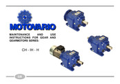 Motovario IH Series Use And Maintenance Instructions