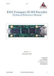 Auvidea E412 Technical Reference Manual