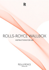 Rolls-Royce 61 90 5 A1E 1D5 Instructions For Use Manual
